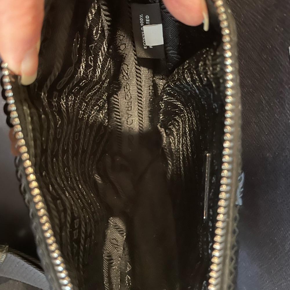 đź–¤Like Newđź–¤ Prada Triangle Crossbody in Black Sequins - Full Set - Picture 5 of 5